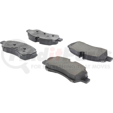 Centric 300.17750 Centric Premium Semi-Metallic Brake Pads with Shims and Hardware