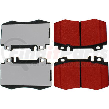 Centric 500.08472 PQ PRO Disc Brake Pads with Hardware
