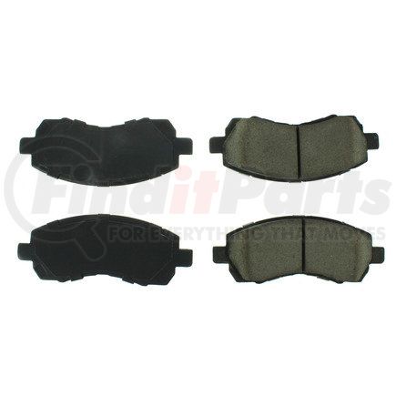 Centric 102.07220 C-Tek Semi-Metallic Brake Pads with Shims