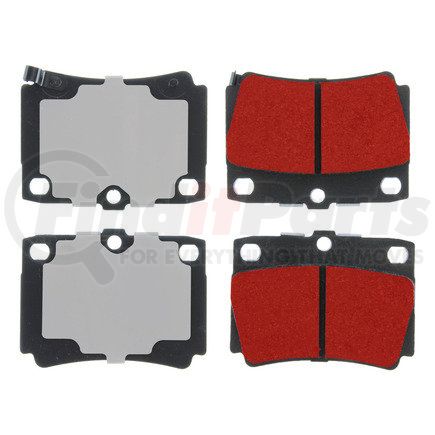 Centric 500.07330 PQ PRO Disc Brake Pads with Hardware