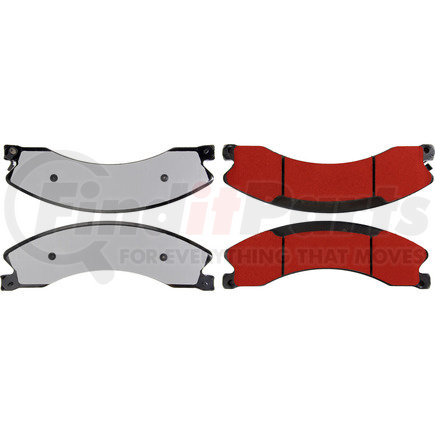 Centric 500.15651 PQ PRO Disc Brake Pads with Hardware