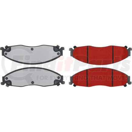 Centric 500.09210 PQ PRO Disc Brake Pads with Hardware