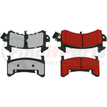 Centric 500.01540 PQ PRO Disc Brake Pads with Hardware