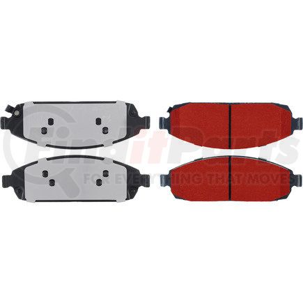 Centric 500.10800 PQ PRO Disc Brake Pads with Hardware