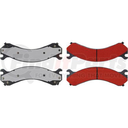 Centric 500.09090 PQ PRO Disc Brake Pads with Hardware
