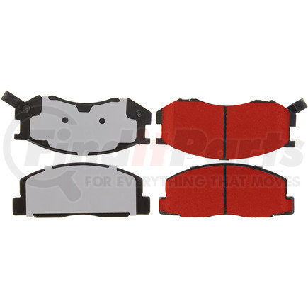 Centric 500.02630 PQ PRO Disc Brake Pads with Hardware