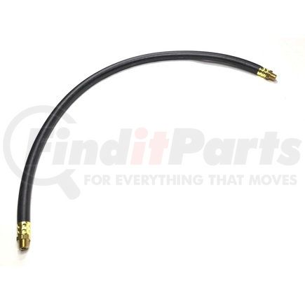 Tectran 22845 Air Brake Hose Assembly - 40 in., 1/2 in. Hose I.D, Dual 3/8 in. LIFESwivel Ends