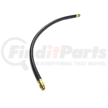Tectran 22843 Air Brake Hose Assembly - 36 in., 1/2 in. Hose I.D, Dual 3/8 in. LIFESwivel Ends