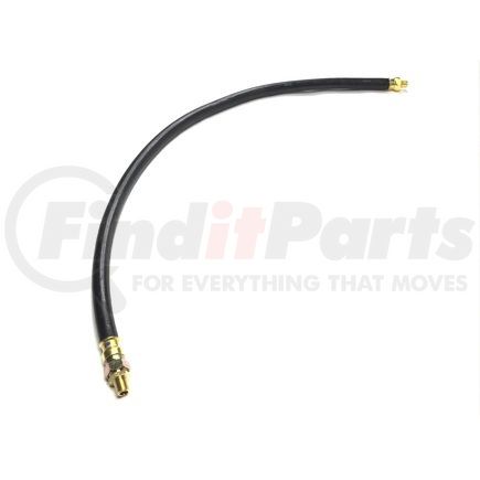 Tectran 21076 Air Brake Hose Assembly - 36 in., 3/8 in. Hose I.D, 1/4 in. Fixed x 1/4 in. Swivel Ends