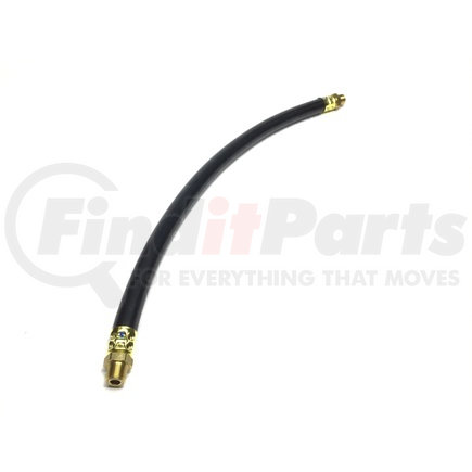 Tectran 22837 Air Brake Hose Assembly - 24 in., 1/2 in. Hose I.D, Dual 3/8 in. LIFESwivel Ends
