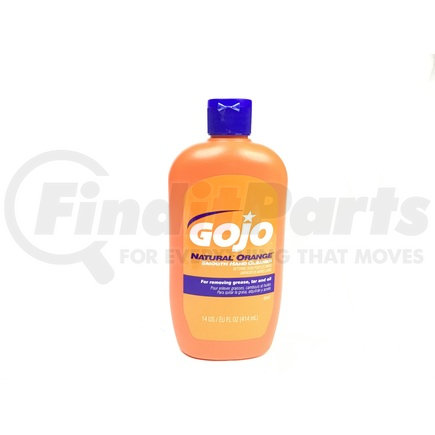 GOJO 0947-12 Natural* Orange™ Smooth Hand Cleaner - 14 Fl. Oz. Squeeze Bottle