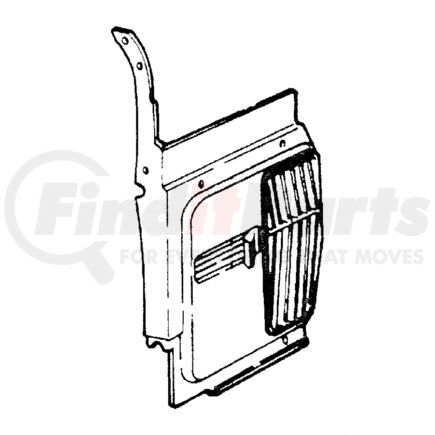 Chrysler 5DV29RD5 PANEL. Left. Cowl Side. Diagram 1