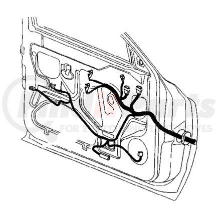 Chrysler 56045121AE Body Wiring Harness - fits 1999 Dodge Ram 1500