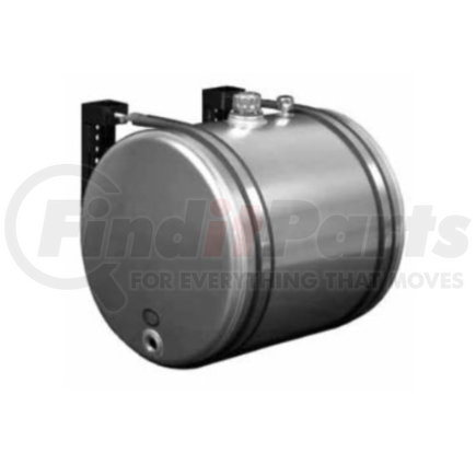 American Mobile Power A4535 Roll-formed cylindrical aluminum tank 1-1/4” NPT bottom ports, 35 Gallon