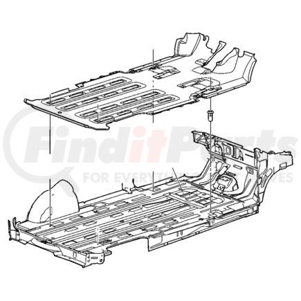 Chrysler 1AE18ZJ8AA Floor Carpet - fits 2004 Chrysler Town & Country and Dodge Grand Caravan