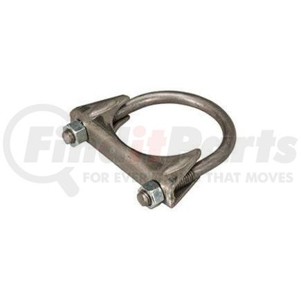 Ansa H500 5" Extra Heavy Duty 11 Ga. Saddle 3/8" U-Bolt Exhaust Clamp - Mild Steel