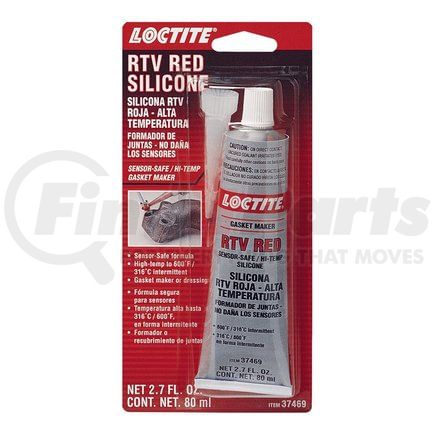 Loctite Corporation 37469 RTV Red Silicone Gasket Maker 80ml Tube