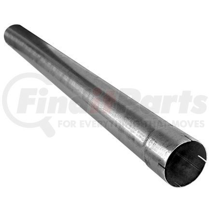 Ansa 54985 60" Aluminized Square-Cut Stack Pipe - 5" OD