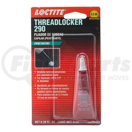 Loctite Corporation 37423 Threadlocker 290 Penetrating 6ml Tube