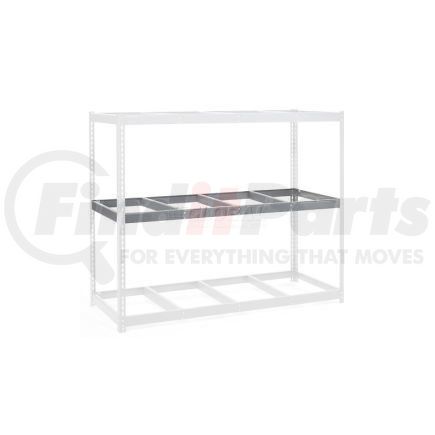 Global Industrial 502437 Additional Level For Wide Span Rack 96"W x 24"D No Deck 800 Lb Capacity - Gray