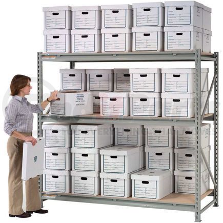 Global Industrial 613135 Global Industrial™ Record Storage Rack Starter 60"W x 36"D x 96"H