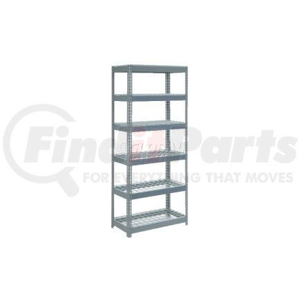 Global Industrial 255723 Global Industrial&#153; Extra Heavy Duty Shelving 36"W x 18"D x 72"H With 6 Shelves, Wire Deck, Gry
