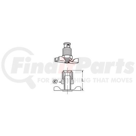 Weatherhead 145 Hydraulics Adapter - Brass Drain COCK W/ EXT End - Male Pipe Thread