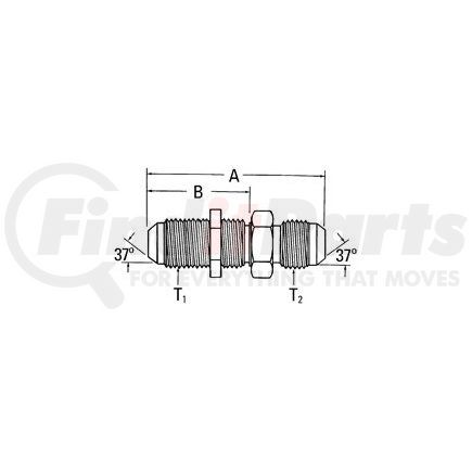 Weatherhead 2041-16-16S Adapter - Male JIC BHead
