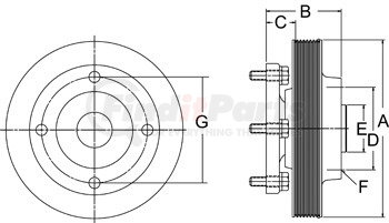 Horton 991985 Drive Hub