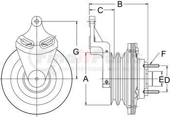 791019 by HORTON - HTS ADV CLUTCH-REMAN,2 GRV,07.03