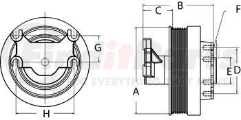 Horton 992051 Drive Hub