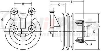 Horton 991907 Drive Hub