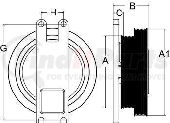 Horton 992074 Drive Hub