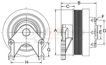 Horton 991999 Drive Hub