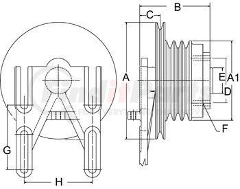 Horton 991923 Drive Hub