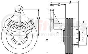 Horton 991979 Drive Hub