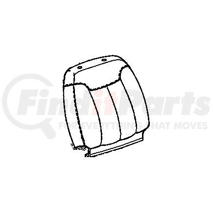 GM 12549987 COVER D/SEAD/SEAT BK