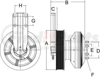 Horton 99A9872 DM Advantage Fan Clutch