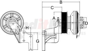 Horton 99A9830 DM Advantage Fan Clutch