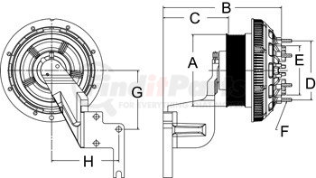 Horton 99A9957 DM Advantage Two-Speed Fan Clutch