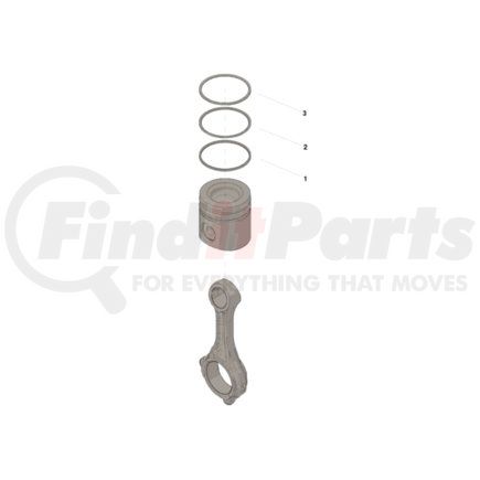 Cummins 4089258 Engine Piston Ring Set