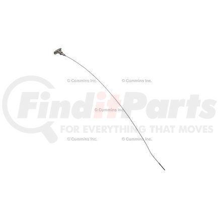 Cummins 4938970 Engine Oil Dipstick - Cable Style, for 6.7L Cummins (2007.5-2019 Dodge Ram)