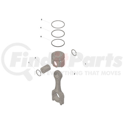 Cummins 4376566 Engine Piston Kit