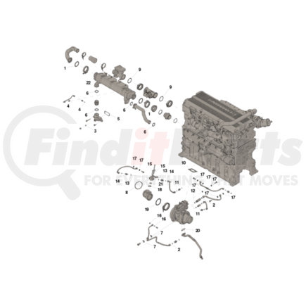 Cummins 4352360 Engineering Cooler Kit