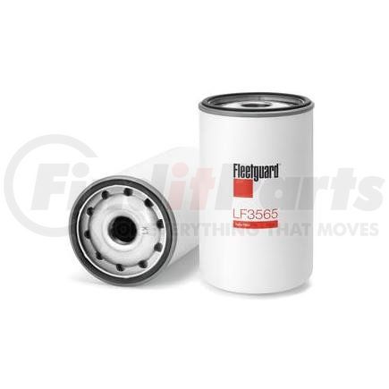 Fleetguard LF3565 Engine Oil Filter - 7.34 in. Height, 4.25 in. (Largest OD), Spin-On