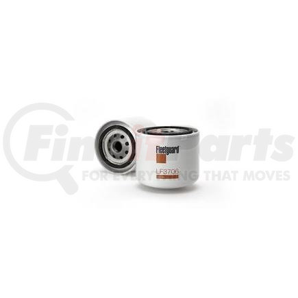 Fleetguard LF3706 Engine Oil Filter - 3.4 in. Height, 3.67 in. (Largest OD), Case IH 126385A1