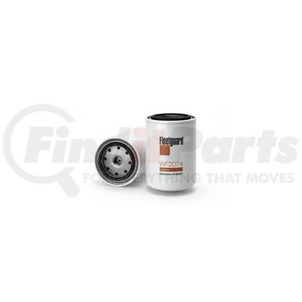 Fleetguard WF2074 Fuel Water Separator Filter - Spin-On, 5.4 in. Height, 3.67 in. Largest OD, Cummins 3100307