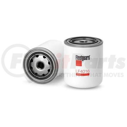 Fleetguard LF4016 Engine Oil Filter - 4.57 in. Height, 3.68 in. (Largest OD)