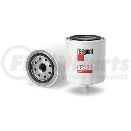 Fleetguard FF224 Fuel Filter - Spin-On, 5 in. Height