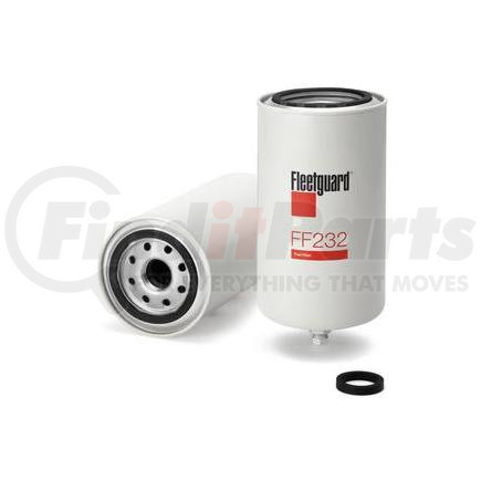 Fleetguard FF232 Fuel Filter - Spin-On, 7.6 in. Height